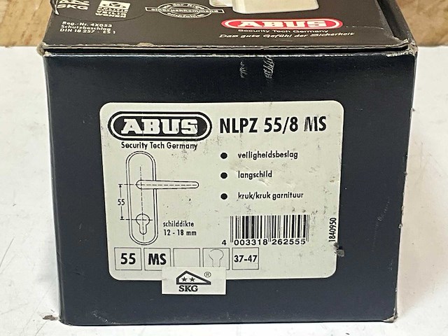Abus nlpz 55/8 ms veiligheidsdeurbeslag - afbeelding 4 van  4