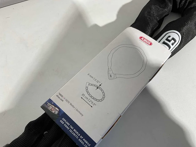 Abus steel-o-chain 9808k fietsslot - afbeelding 2 van  2