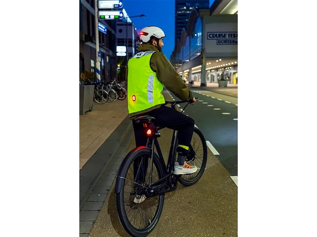 Abus urban helm hudy maat m glanzend geel - afbeelding 3 van  5