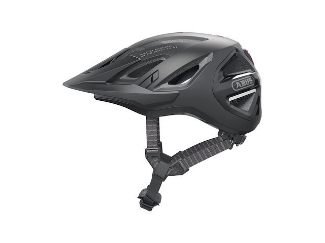 Abus urban-i 3.0 ace fietshelm met led-achterlicht zwart m - afbeelding 1 van  6