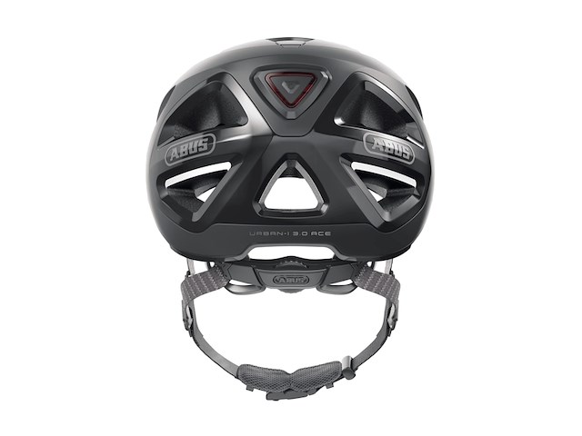 Abus urban-i 3.0 ace fietshelm met led-achterlicht zwart m - afbeelding 3 van  6