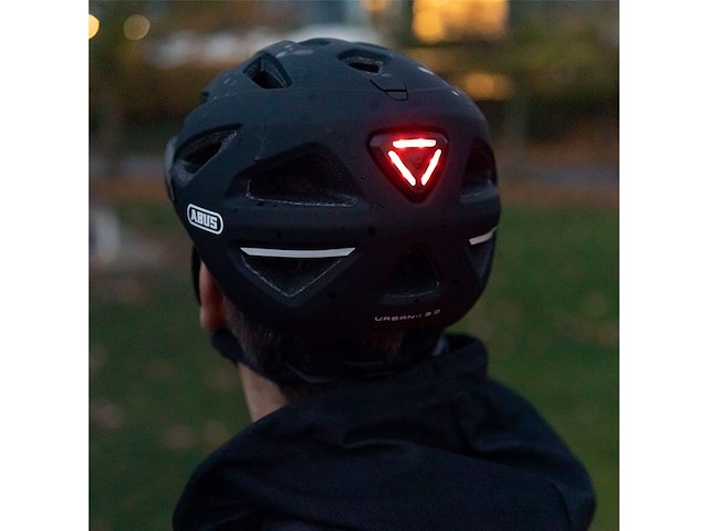 Abus urban-i 3.0 helm, zwart hoofdomtrek m 52-58cm - afbeelding 2 van  6