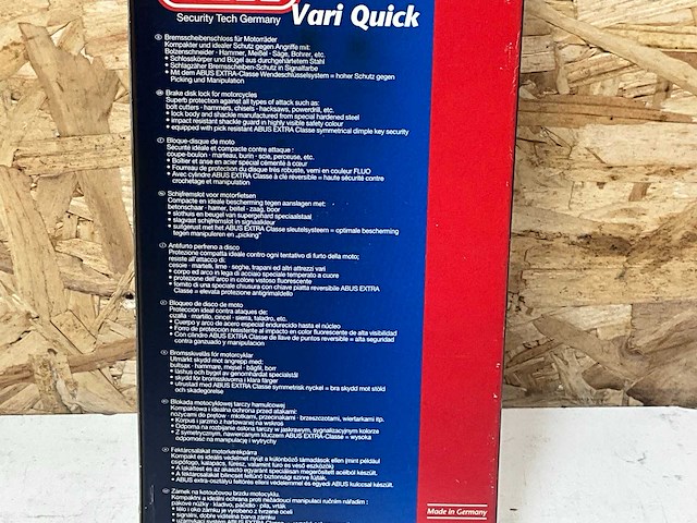 Abus vari quick remschijfslot - afbeelding 3 van  3