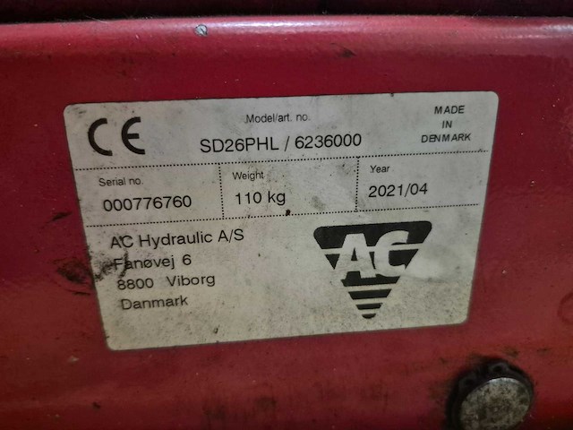 Ac - 2021 - sd26phl - koni brugkrik middenheffer 2600kg - afbeelding 5 van  5