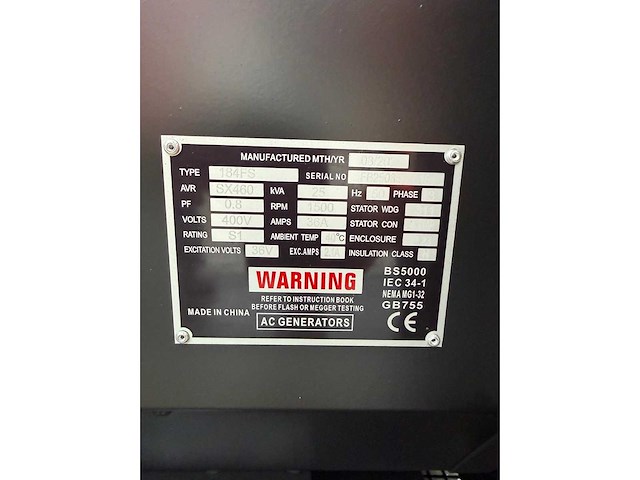 Ac generators - 2025 - sx460 avr - dieselgenerator - afbeelding 8 van  17