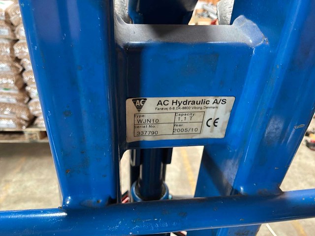 Ac wjn10 1.1 t hydraulische werkplaatskraan - afbeelding 5 van  5