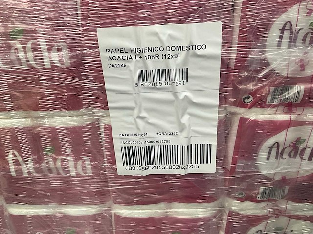 Acácia - toiletpapier 2-laags folha dupla - papierrollen (216x) - afbeelding 2 van  6