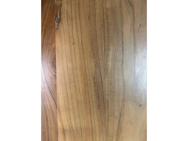 Acacia 220x100 life edge 4.5cm dik blad met spinpoot - afbeelding 2 van  4