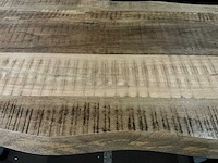 Acacia boomstam eetkamertafel 180cm - afbeelding 3 van  4
