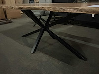 Acacia boomstam eetkamertafel 210cm - afbeelding 2 van  5
