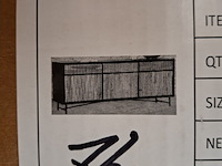 Acaciahouten dressoir meubel, 2025 - afbeelding 1 van  3