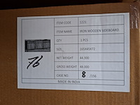 Acaciahouten dressoir meubel, 2025 - afbeelding 2 van  3