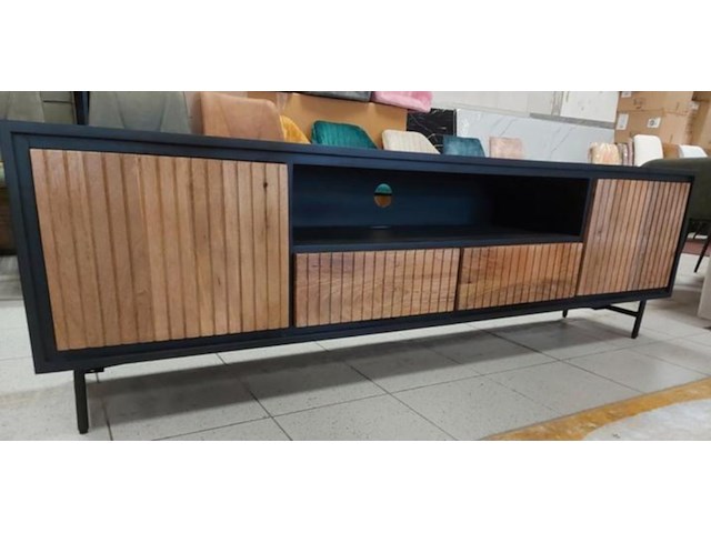 Acaciahouten tv meubel, 2025 - afbeelding 1 van  4