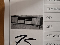 Acaciahouten tv meubel, 2025 - afbeelding 2 van  4