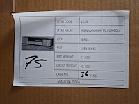 Acaciahouten tv meubel, 2025 - afbeelding 3 van  4