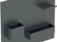 Acanto lava magneetbord gebrit, zwart - afbeelding 1 van  7