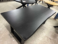 Acasia zwart 200x100x78x4 u poot - afbeelding 2 van  3
