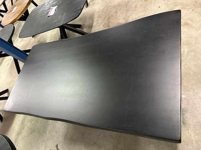 Acasia zwart 200x100x78x4 u poot - afbeelding 3 van  3