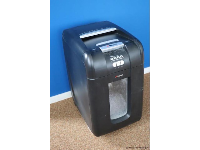 Acco auto+ papiervernietiger met automatische toevoer 250x - afbeelding 1 van  6