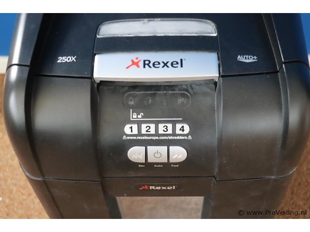 Acco auto+ papiervernietiger met automatische toevoer 250x - afbeelding 2 van  6