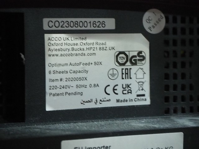 Acco uk limited - afbeelding 5 van  5