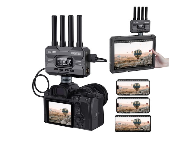 Accsoon cineview se draadloze videozender en ontvanger systeem - afbeelding 1 van  4