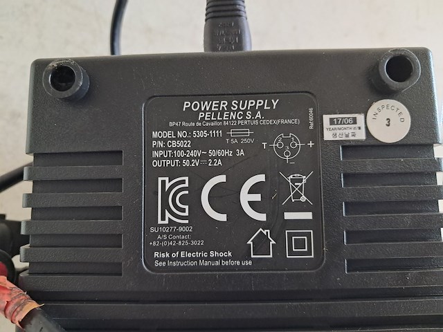 Accu & acculader, pellenc, lithium batterij (1100) - afbeelding 6 van  16