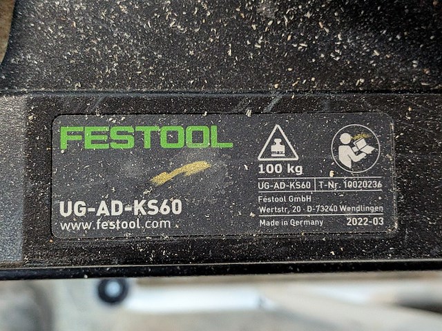 Accu afkortzaag festool, ksc 60, bouwjaar 2021 - afbeelding 6 van  21