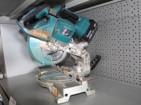 Accu afkortzaag makita 18v dls600 met 5,0ah accu. - afbeelding 2 van  3