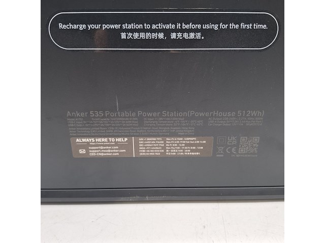 Accu, anker, 535 portable power station 512wh - afbeelding 6 van  6