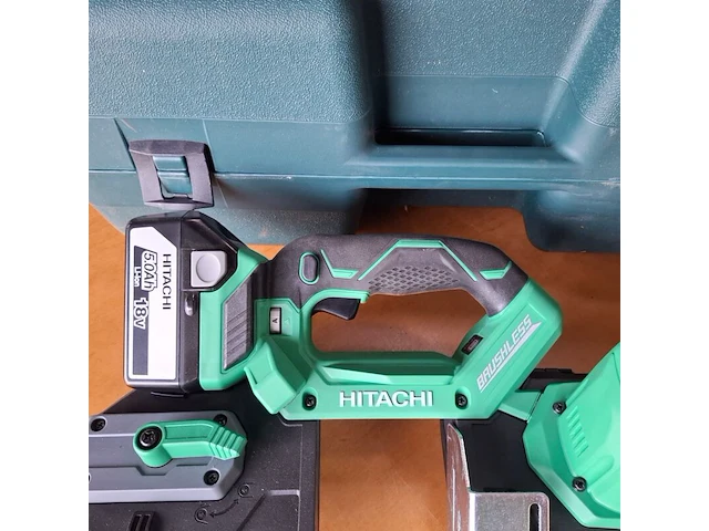 Accu bandzaag hitachi, cb 18dbl, bouwjaar 2015 - afbeelding 3 van  7
