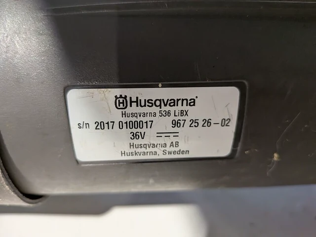 Accu bladblazer met rug gedragen accupack husqvarna, 536libx, bli520x - afbeelding 3 van  11