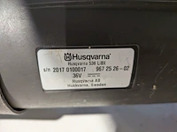 Accu bladblazer met rug gedragen accupack husqvarna, 536libx, bli520x - afbeelding 3 van  11