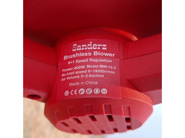 Accu bladblazer, sanderz, geel, 2025 - afbeelding 7 van  10