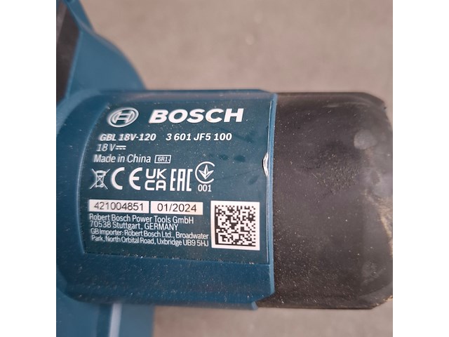 Accu blazer bosch, gbl 18v-120, bouwjaar 2024 - afbeelding 4 van  4