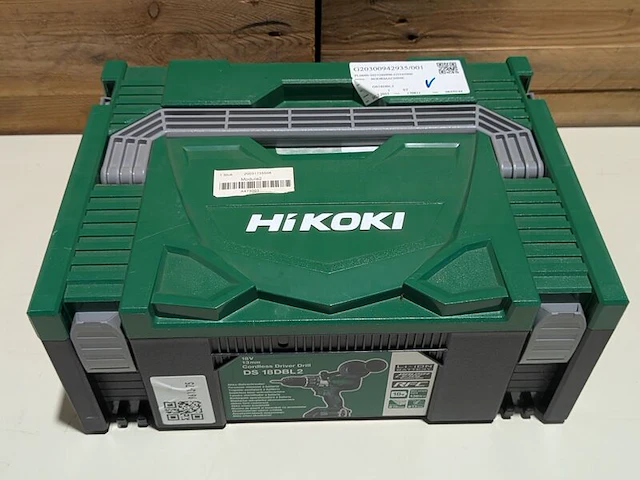 Accu boor-schroefmachine, hikoki, ds 18dbl2, (incl. hsc koffer en acculader) - afbeelding 5 van  5