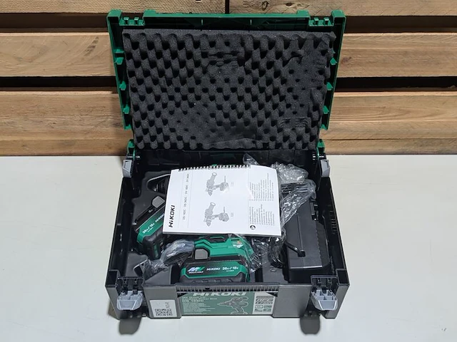 Accu boor-schroefmachine, hikoki, ds 18dc, (incl. hsc koffer, accu's en acculader) - afbeelding 2 van  5