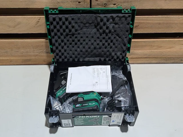 Accu boor-schroefmachine, hikoki, ds 18dc, (incl. hsc koffer, accu's en acculader) - afbeelding 2 van  5
