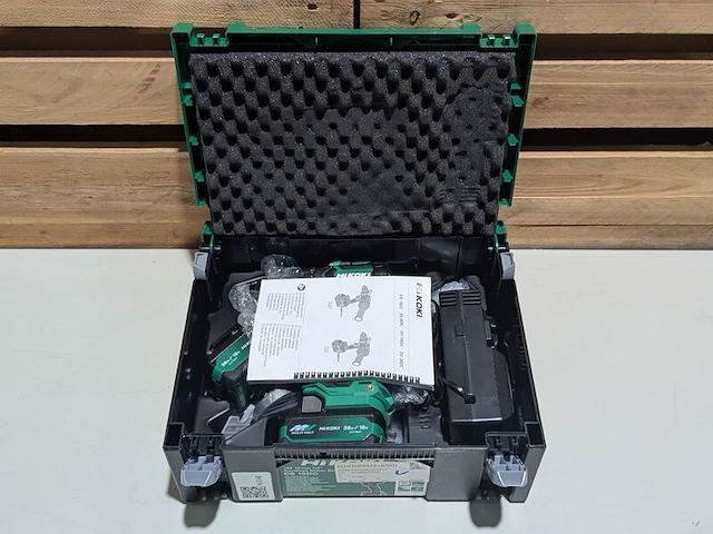 Accu boor-schroefmachine, hikoki, ds 18dc, (incl. hsc koffer, accu's en acculader) - afbeelding 2 van  5