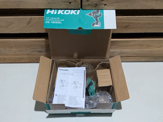 Accu boor-schroefmachine, hikoki, ds 18dsdl - afbeelding 2 van  5