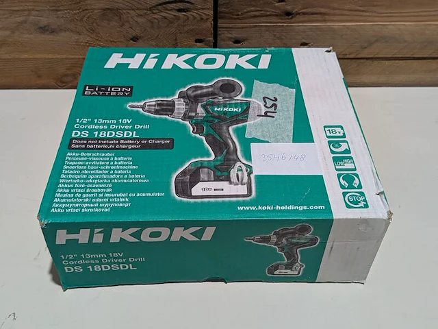 Accu boor-schroefmachine, hikoki, ds 18dsdl - afbeelding 5 van  5