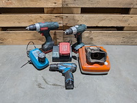Accu boor-/schroefmachines, accu's en acculaders, makita, metabo & stihl - afbeelding 1 van  12
