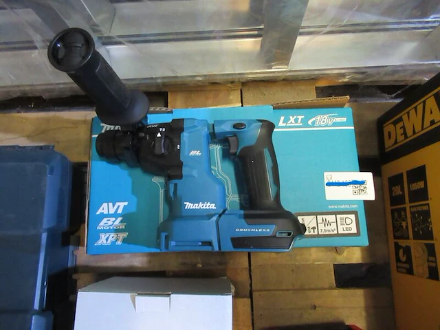 Accu boorhamer (body) + sds borenset, makita, dhr 183z - afbeelding 4 van  5