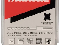 Accu boorhamer (body) + sds borenset, makita, dhr 183z - afbeelding 5 van  5