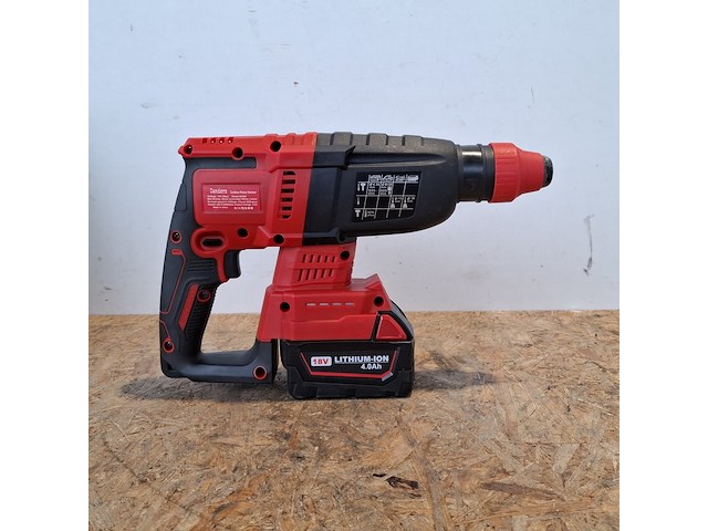 Accu boorhamer, brushless, blauw - afbeelding 8 van  11