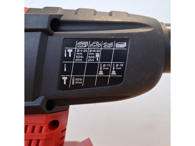 Accu boorhamer, brushless, blauw - afbeelding 9 van  11