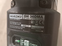 Accu boorhamer hikoki, dh36 dma, bouwjaar 2022 - afbeelding 5 van  6