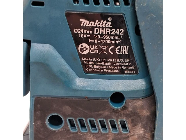 Accu boorhamer, makita, dhr242, 2024 - afbeelding 9 van  10
