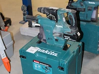 Accu boorhamer makita dhr242 met hepa dx01 afzuiger met accu en kunststoffen koffer - afbeelding 2 van  2
