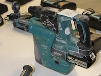 Accu boorhamer makita dhr242 met hepa dx01 afzuiger met accu - afbeelding 2 van  2